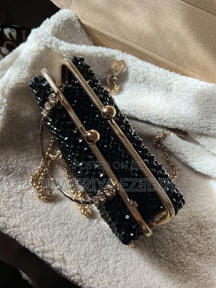 Dark Feminine Beaded Bag – Luxury Limited Design( Pre - Order Only )
