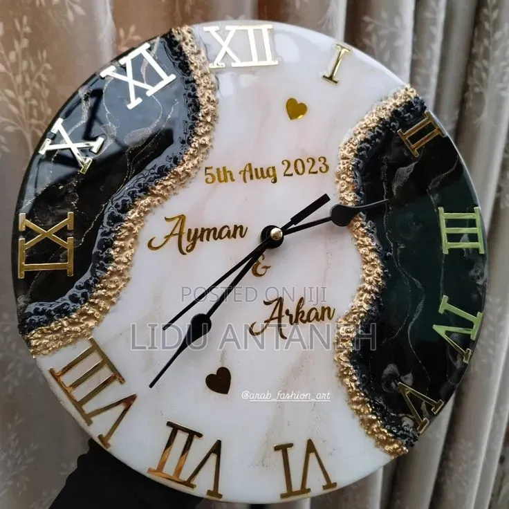Epoxy Art , 3d Wall Art and O'Clock