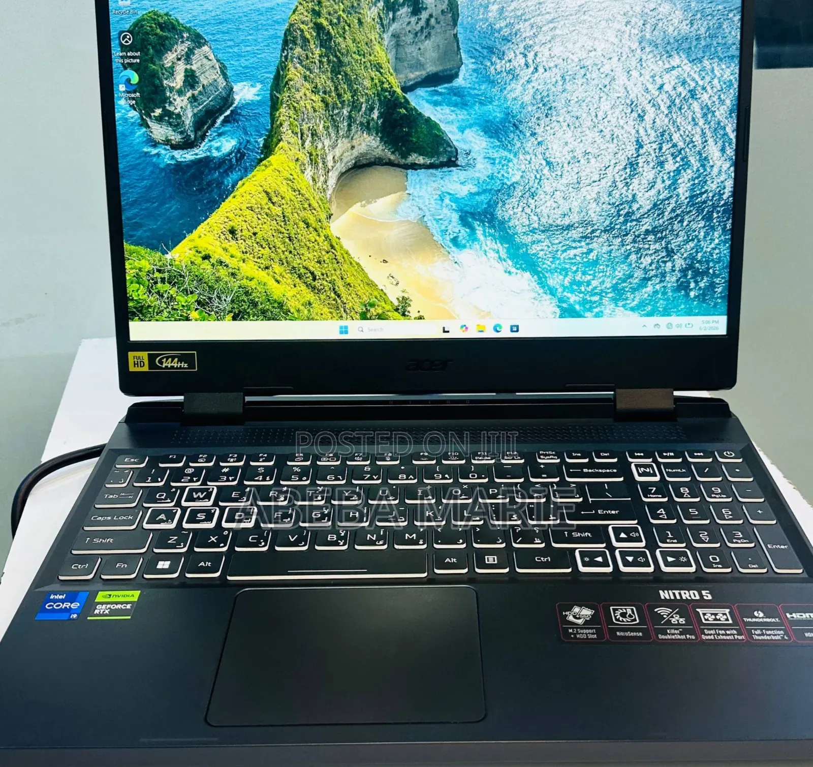 New Laptop Acer Nitro 5 16GB Intel Core i9 SSD 1T