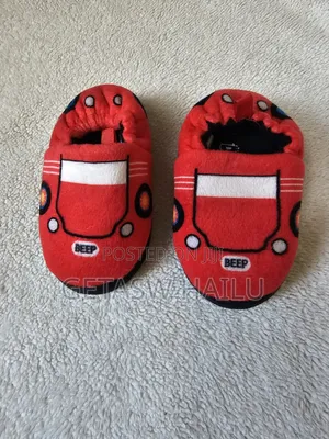 Slippers Red Car Shoe Size 6