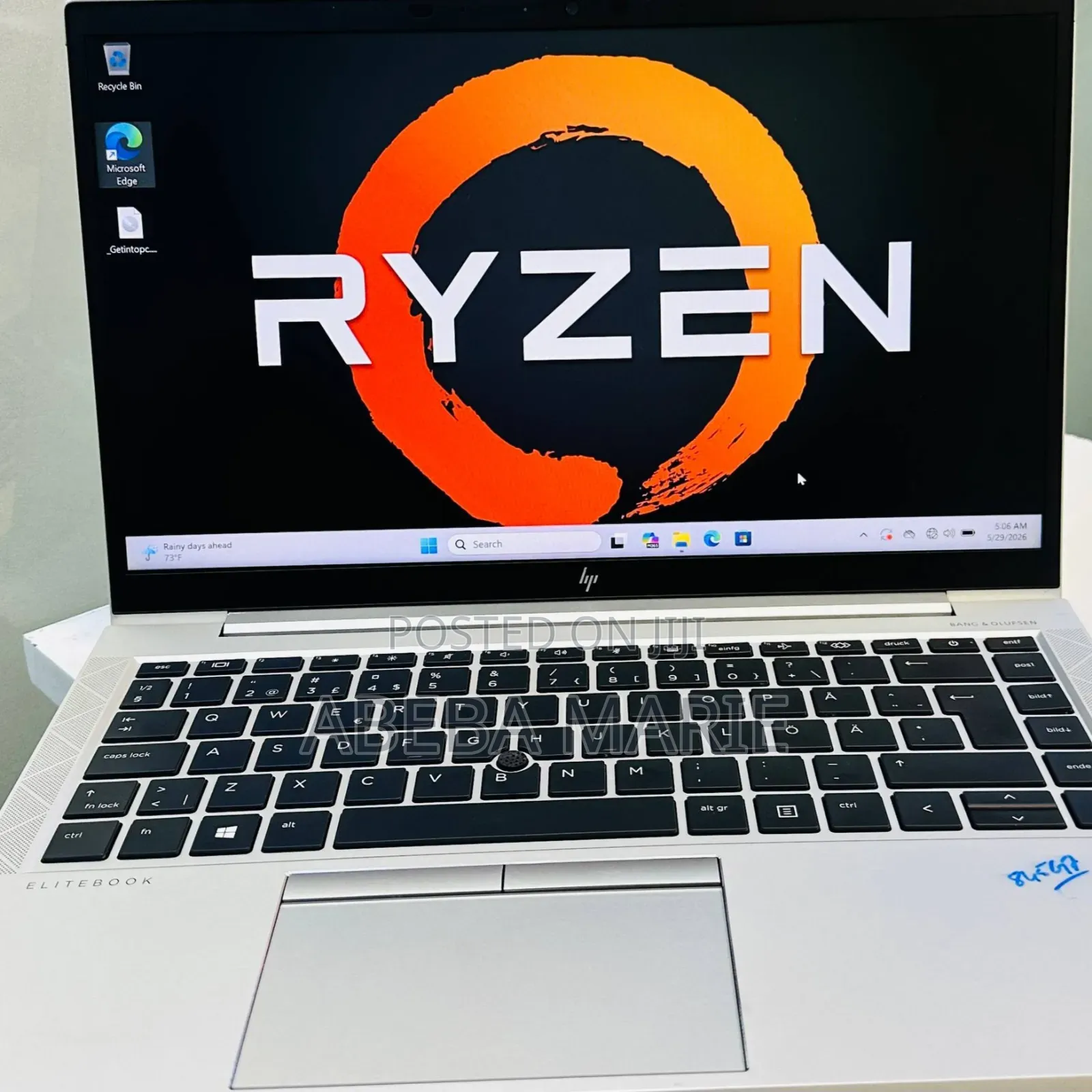 New Laptop HP EliteBook 845 G8 16GB AMD Ryzen 7 SSD 512GB