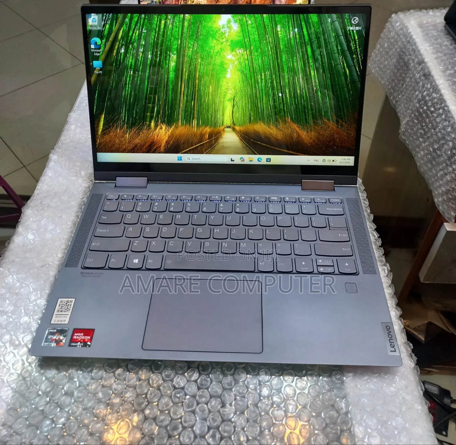 New Laptop Lenovo Yoga 3 16GB AMD Ryzen 7 SSD 512GB