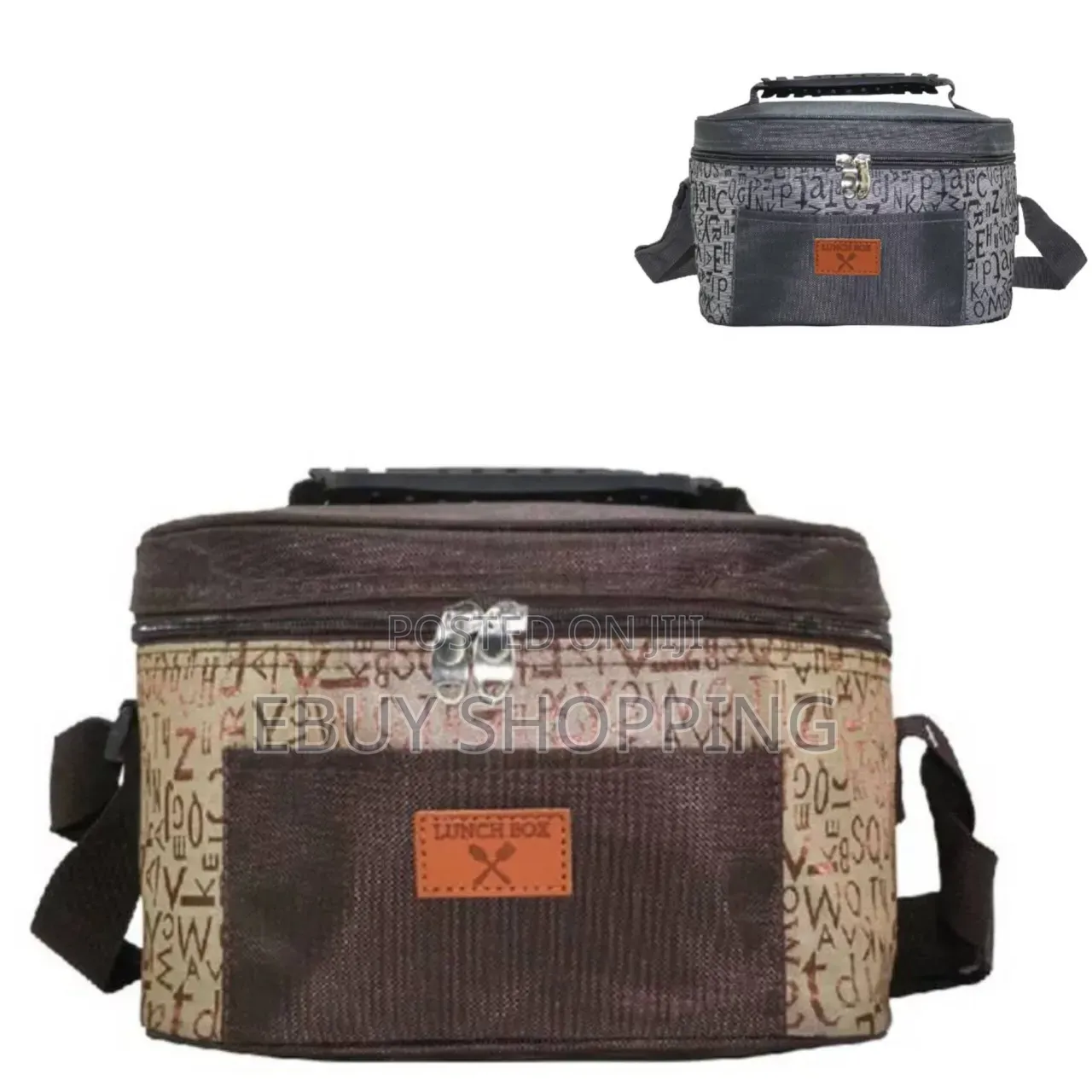 Urban Letter Graphic Insulated Lunch Tote