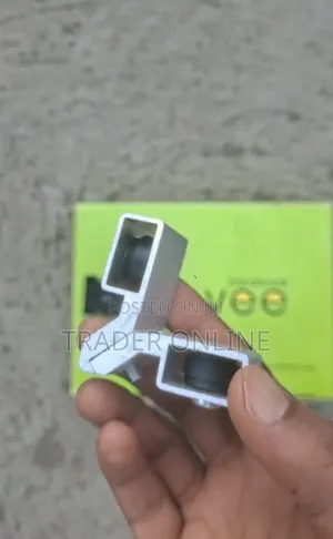 Door Handler, Metal, L- Connector, Aluminium