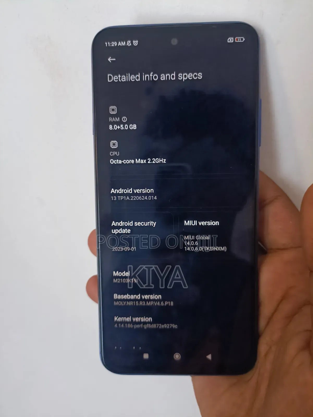 Xiaomi Redmi Note 10 5G 256 GB Blue