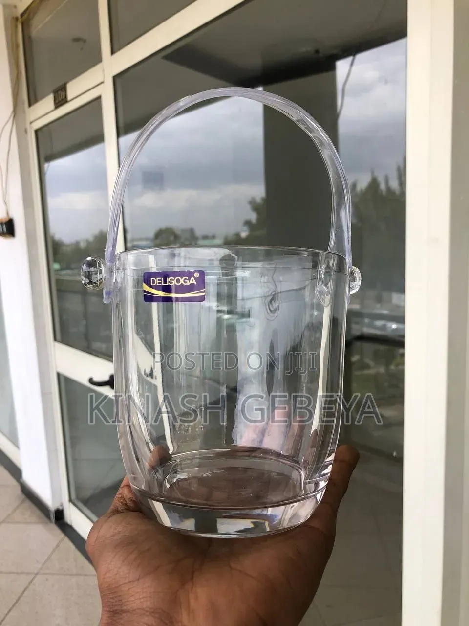 Top Quality Glass Ice Bucket