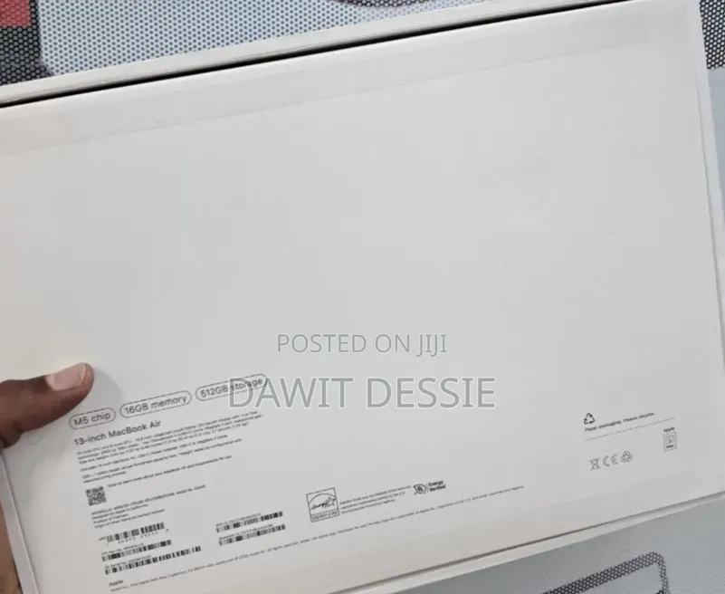 New Laptop Apple MacBook Air 2026 M5 16GB Apple M5 SSD 512GB