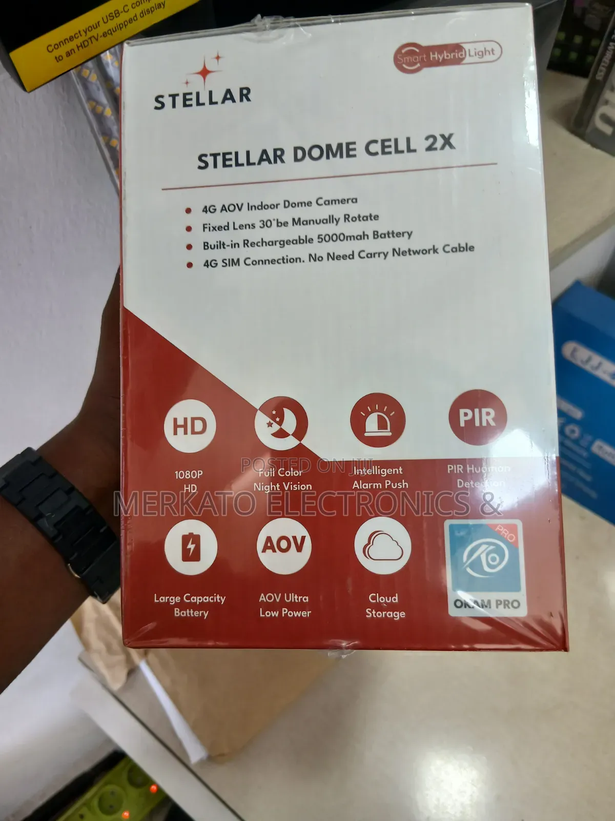 Stellar CCTV Camera | 4g Dual Lense With Battery