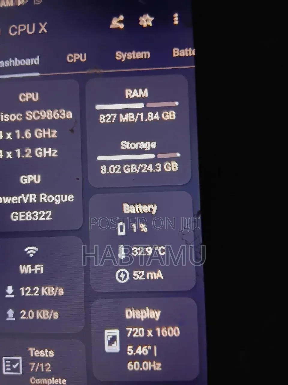 Tecno Spark 7 32 GB Black