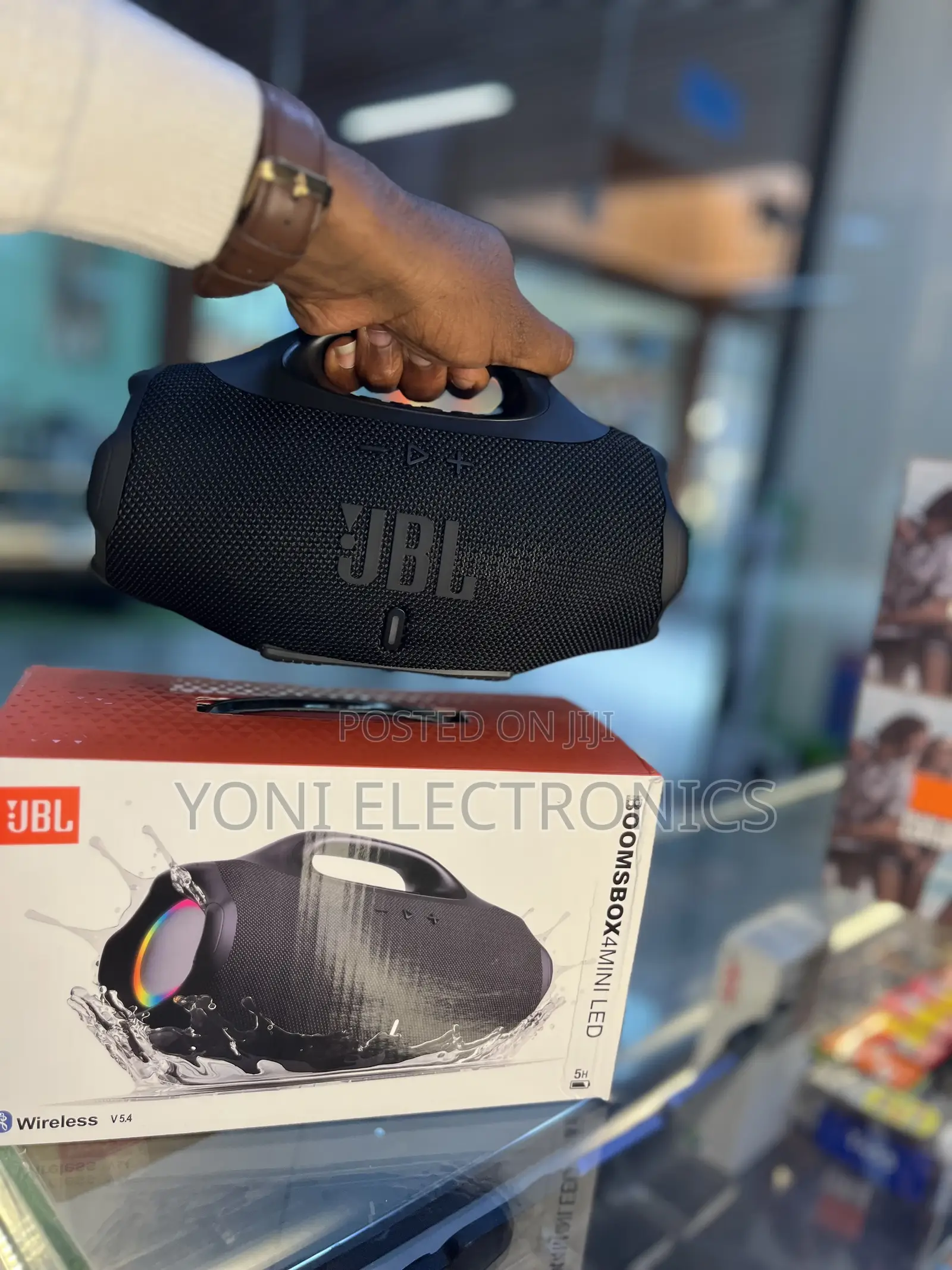 JBL Boomsbox 4 Mini Led Portable Wireless Speaker – Waterpr