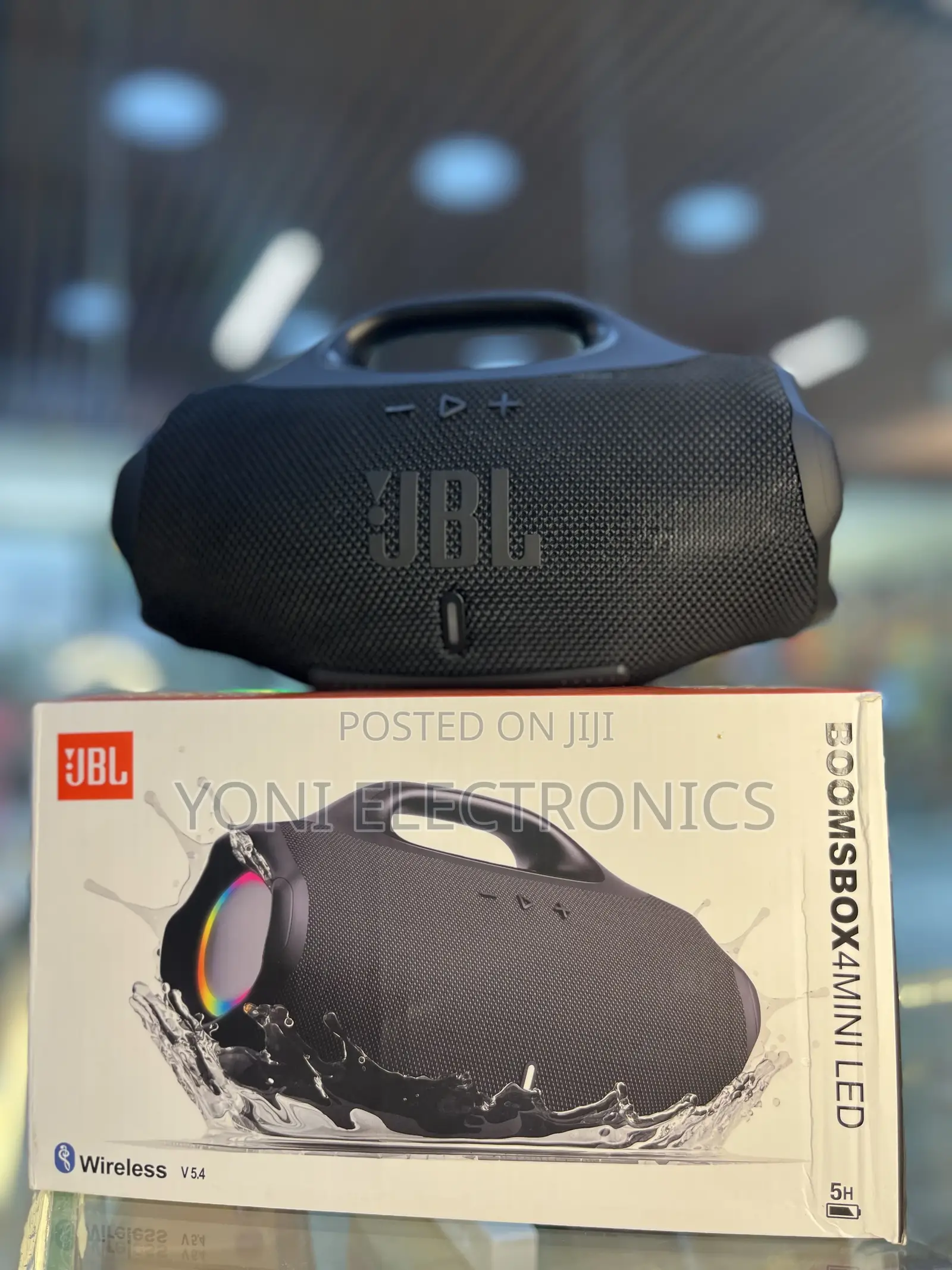JBL Boomsbox 4 Mini Led Portable Wireless Speaker – Waterpr