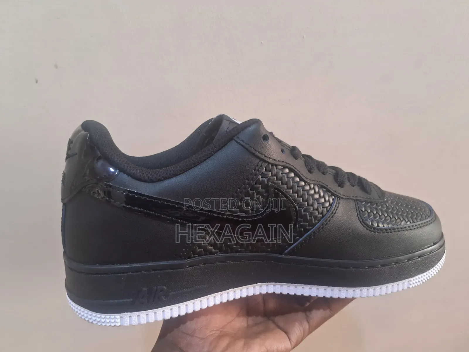 Nike Air Force 1 Black Woven Edition