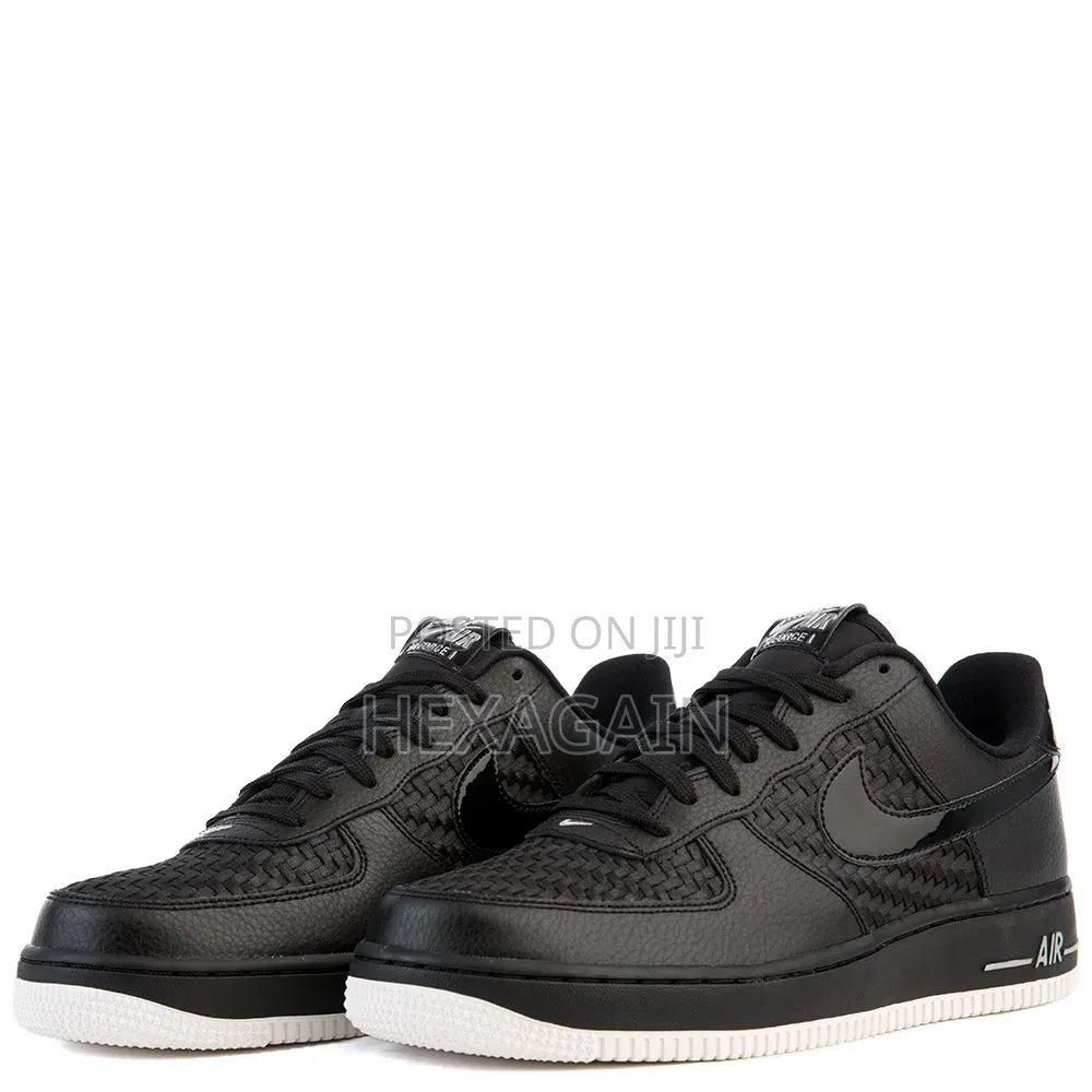 Nike Air Force 1 Black Woven Edition