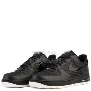 Nike Air Force 1 Black Woven Edition