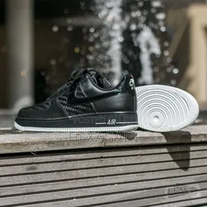 Nike Air Force 1 Black Woven Edition