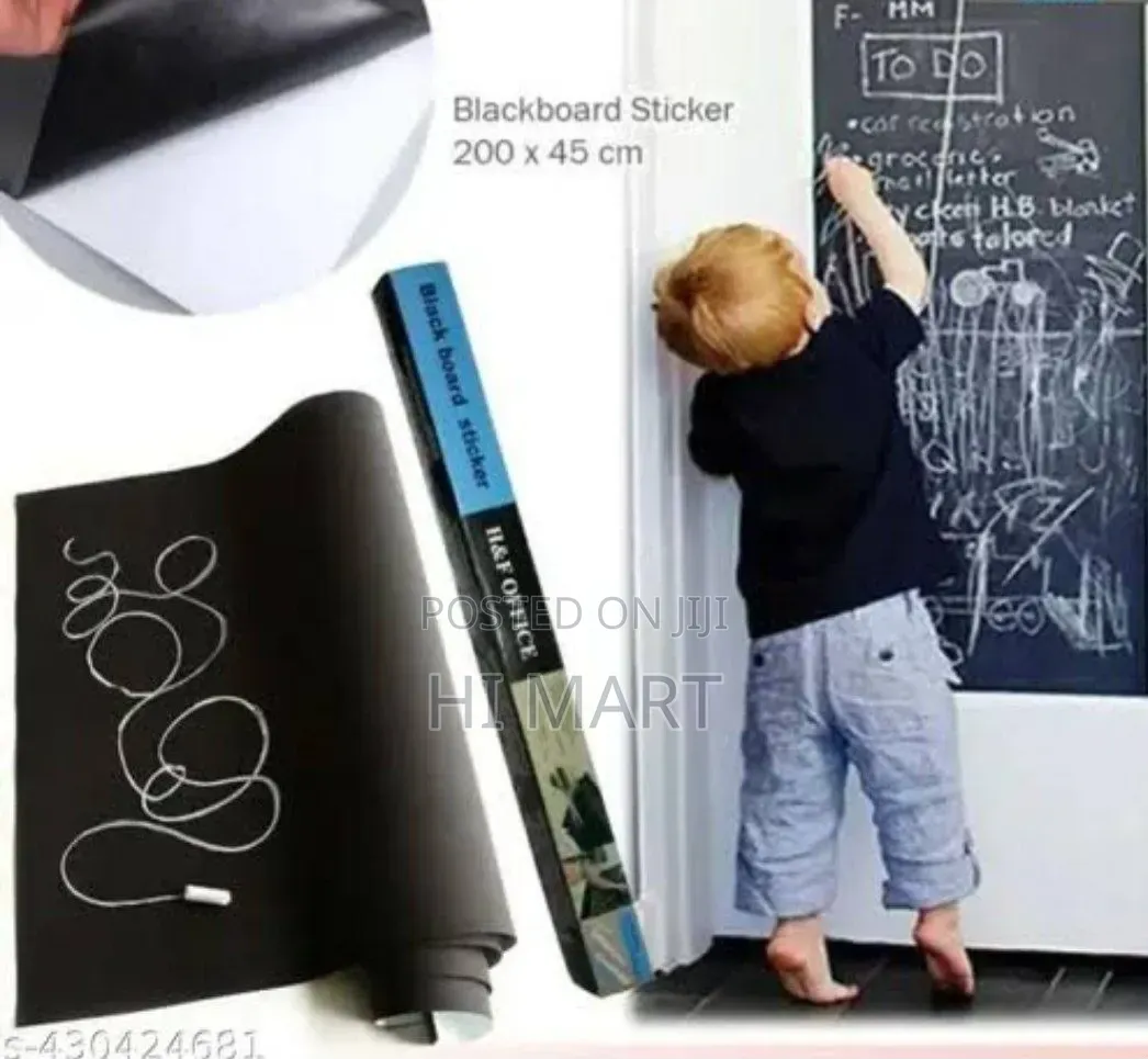 Modern Kids Black Board Sticker