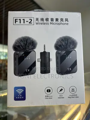 F11-2 Professional Wireless Lavalier Microphone System – 3-in-1 Dua