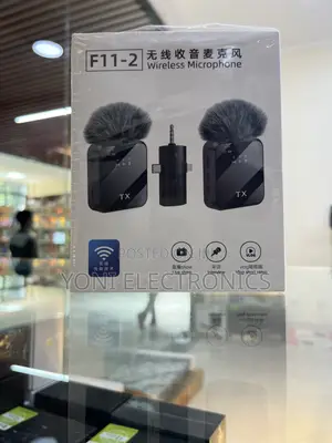 F11-2 Professional Wireless Lavalier Microphone System – 3-in-1 Dua