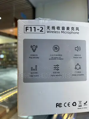 F11-2 Professional Wireless Lavalier Microphone System – 3-in-1 Dua