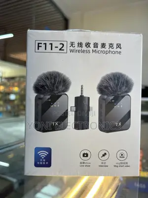F11-2 Professional Wireless Lavalier Microphone System – 3-in-1 Dua