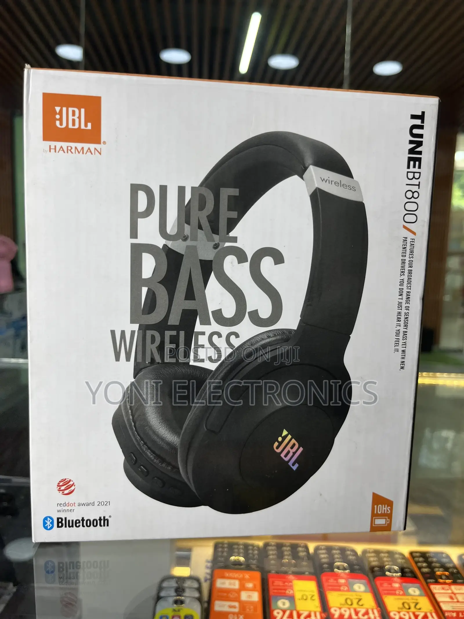 JBL Tune Bt800 Wireless Over-Ear Headphones – Pure Bass Sound