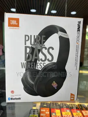 JBL Tune Bt800 Wireless Over-Ear Headphones – Pure Bass Sound