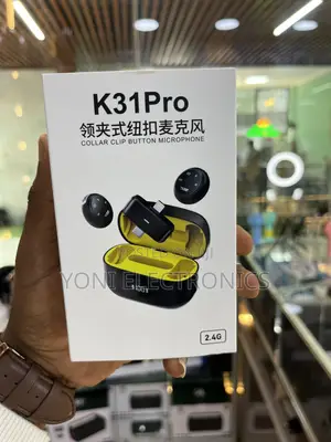 K31pro Ultra-Mini Wireless Button Lavalier Microphone