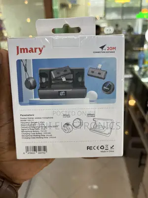 Jmary Mw-19 Portable Wireless Lapel Microphone – 20m Range