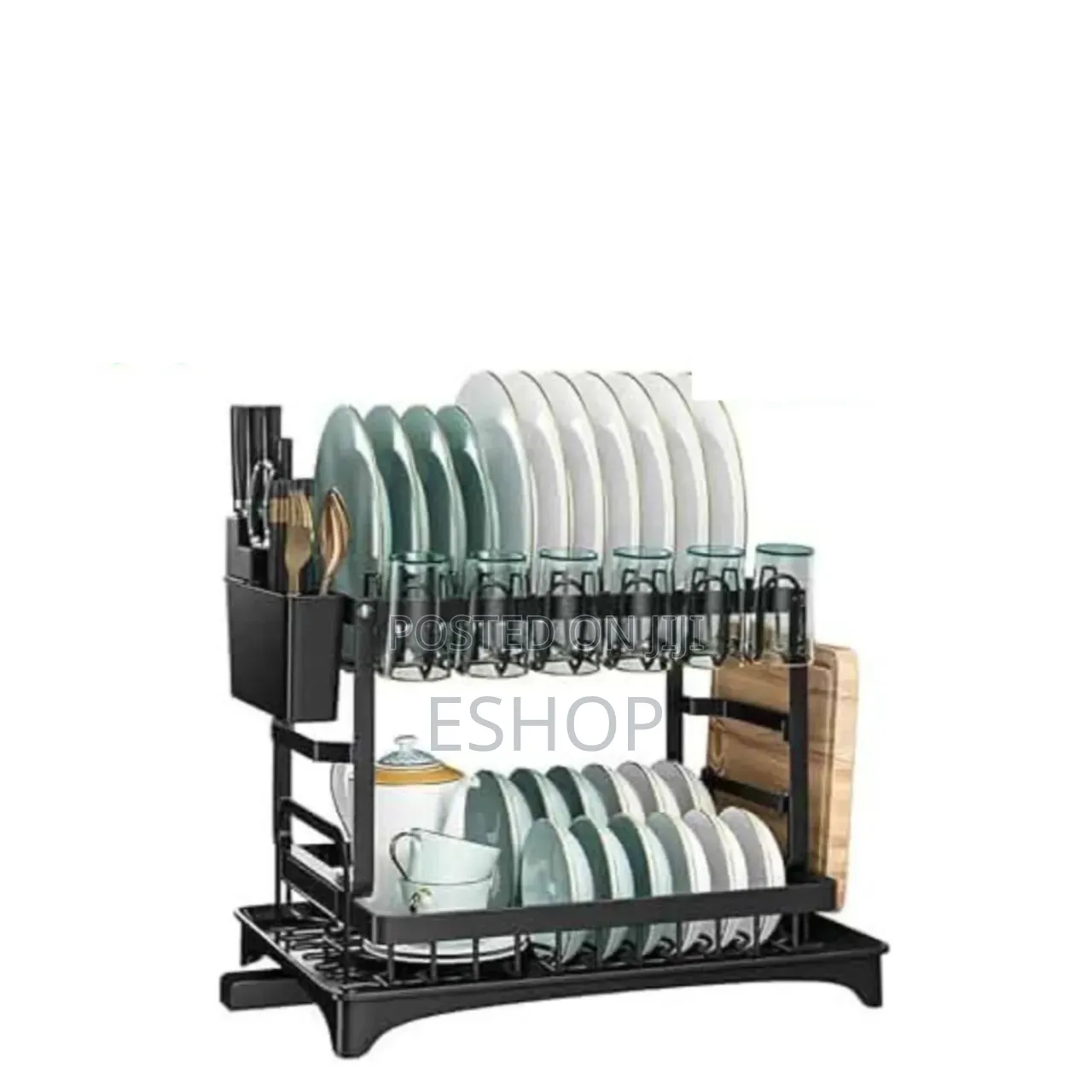 Heat-Resistant 2-Tier Rack – Place Near Stove Without Worry