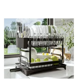Heat-Resistant 2-Tier Rack – Place Near Stove Without Worry