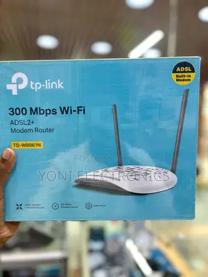 Tp-Link Td-W8961n 300 MBPS Wireless N Adsl2+ Modem Router – All-in-One