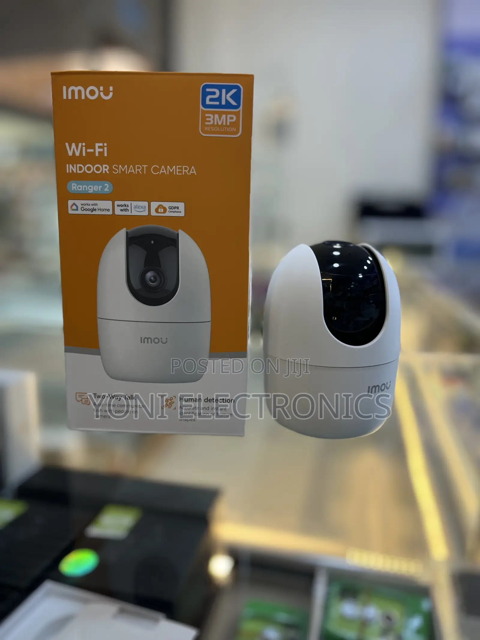 Imou Ranger 2 3mp Wi-Fi Indoor Smart Security Came