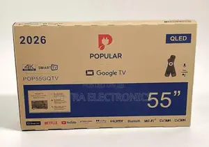 Popular 55-Inch Qled Smart Google Tv With Resolution Voice Remote