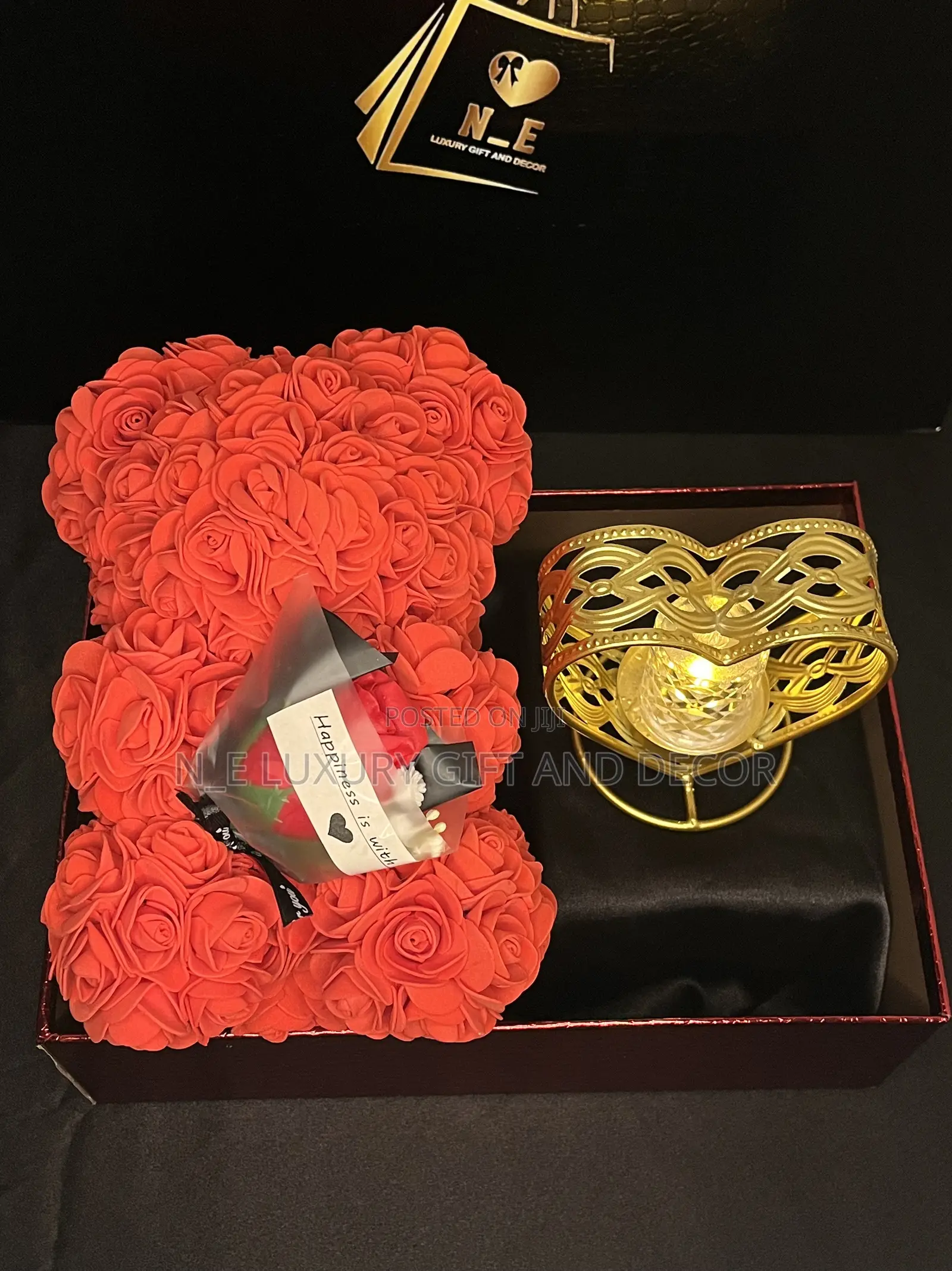 Teddy Bear With Candle Holder
