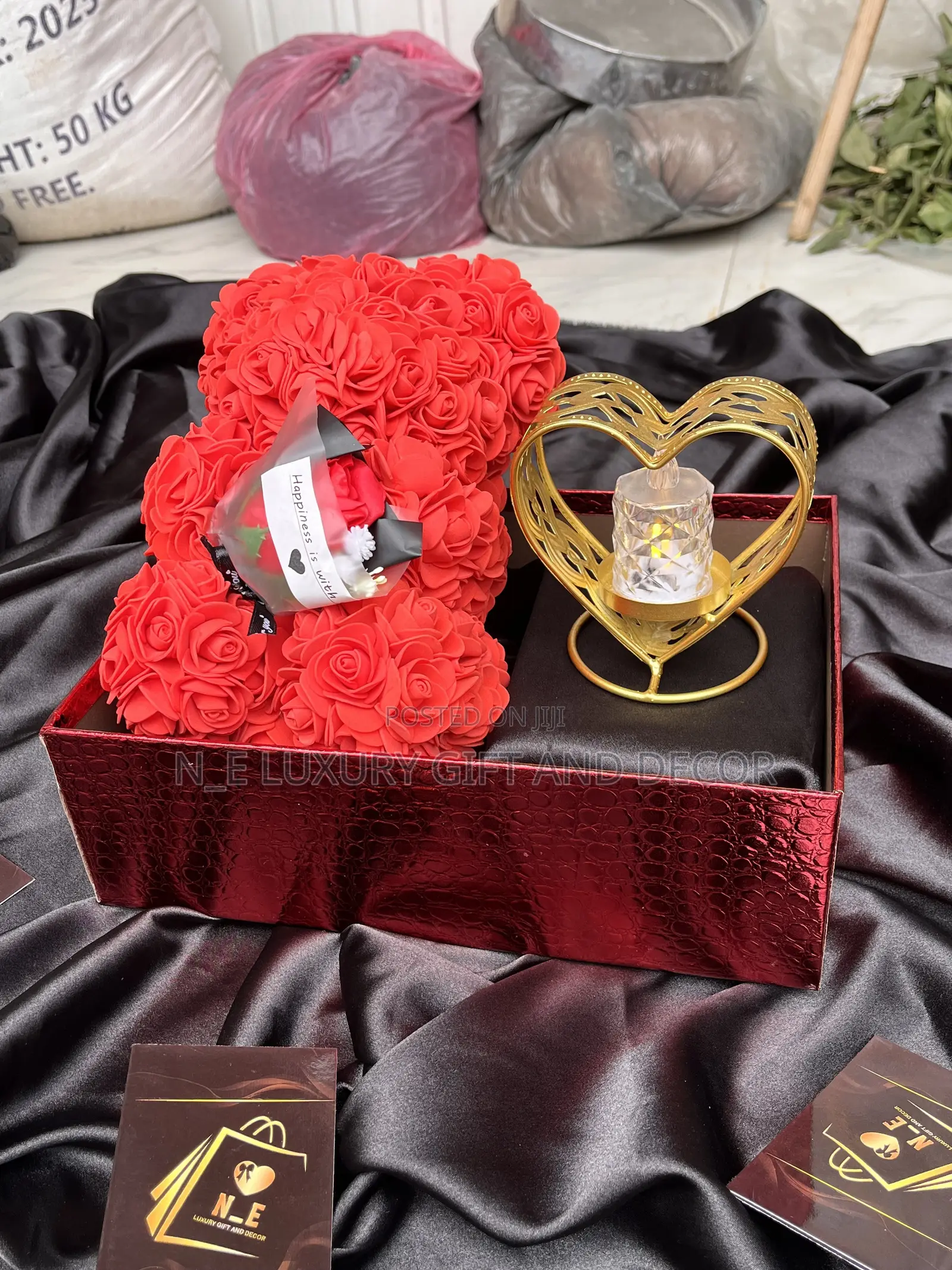 Teddy Bear With Candle Holder