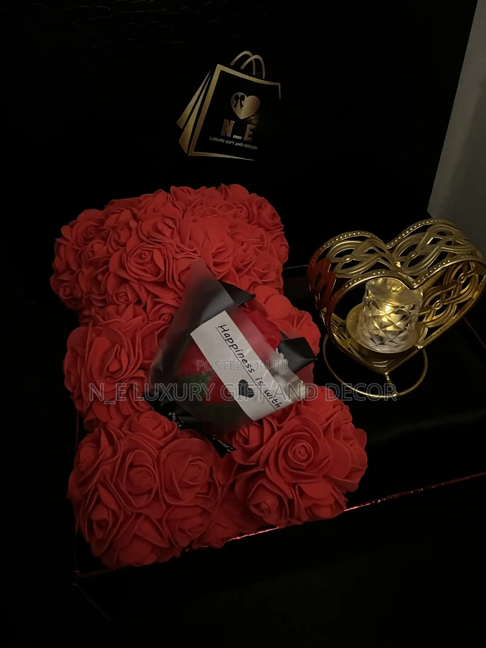 Teddy Bear With Candle Holder
