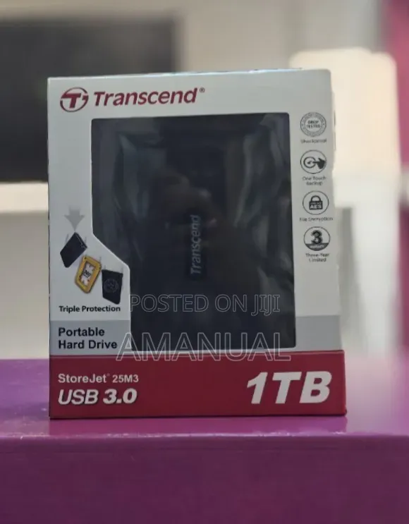 1tb Transcend External Hard Disk