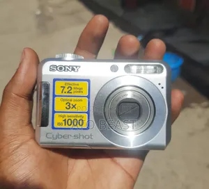 Silver Sony Cyber-Shot DSC-S650 Digital Camera, a 7.2-Megapixel