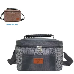 All-over Print Alphabet Lunch Cooler Bag