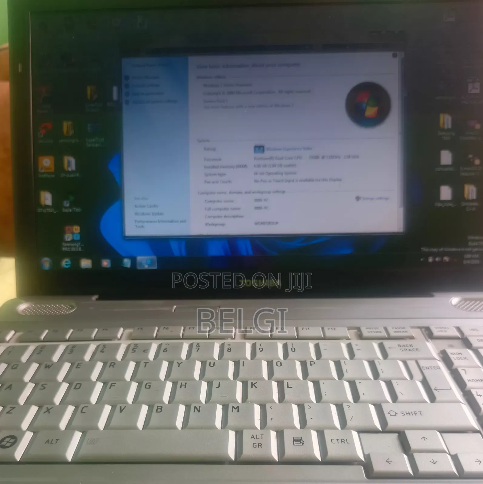 Laptop Toshiba Satellite C55 4GB Intel Core 2 Duo HDD 320GB