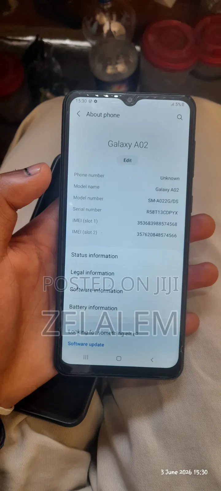Samsung Galaxy A02 32 GB Black