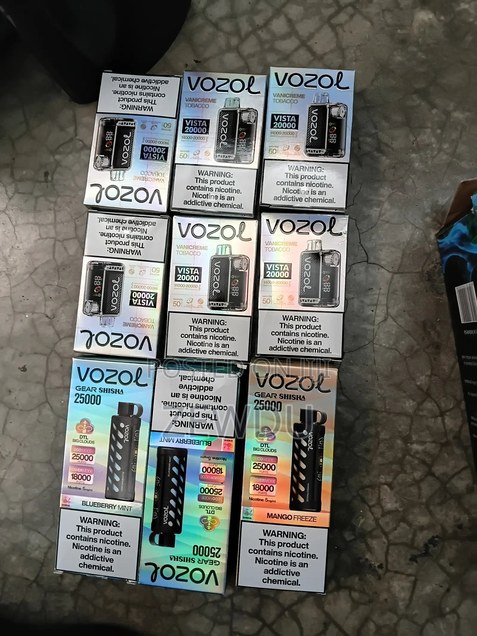 Vozol Vapes Puffs