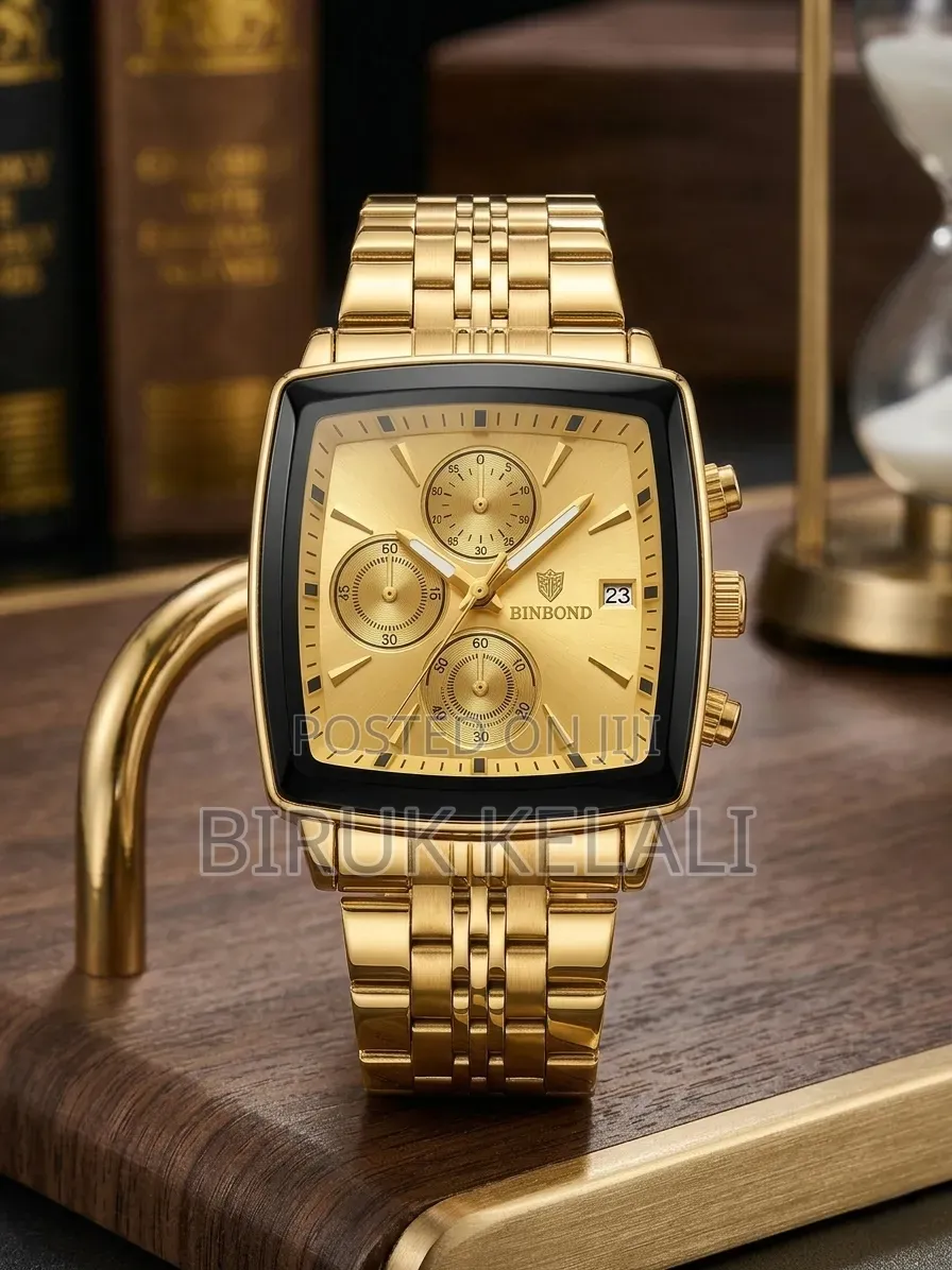Binbond Chronograph Watch Features a Distinct Square Case