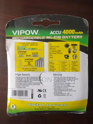 Vipow 4000mah Rechargeable Battery