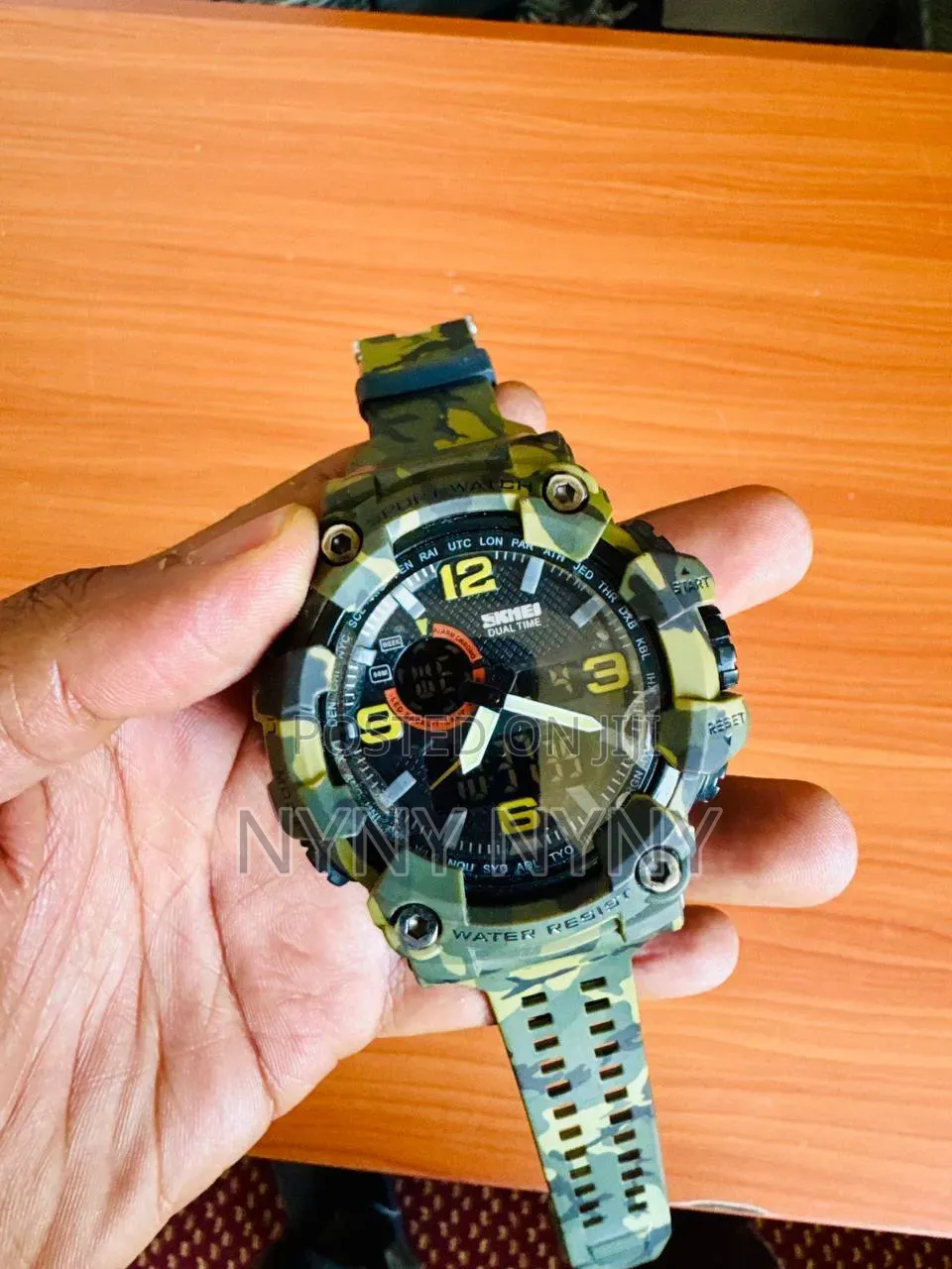 Sport Watch Water Resist Skimi Dual Time