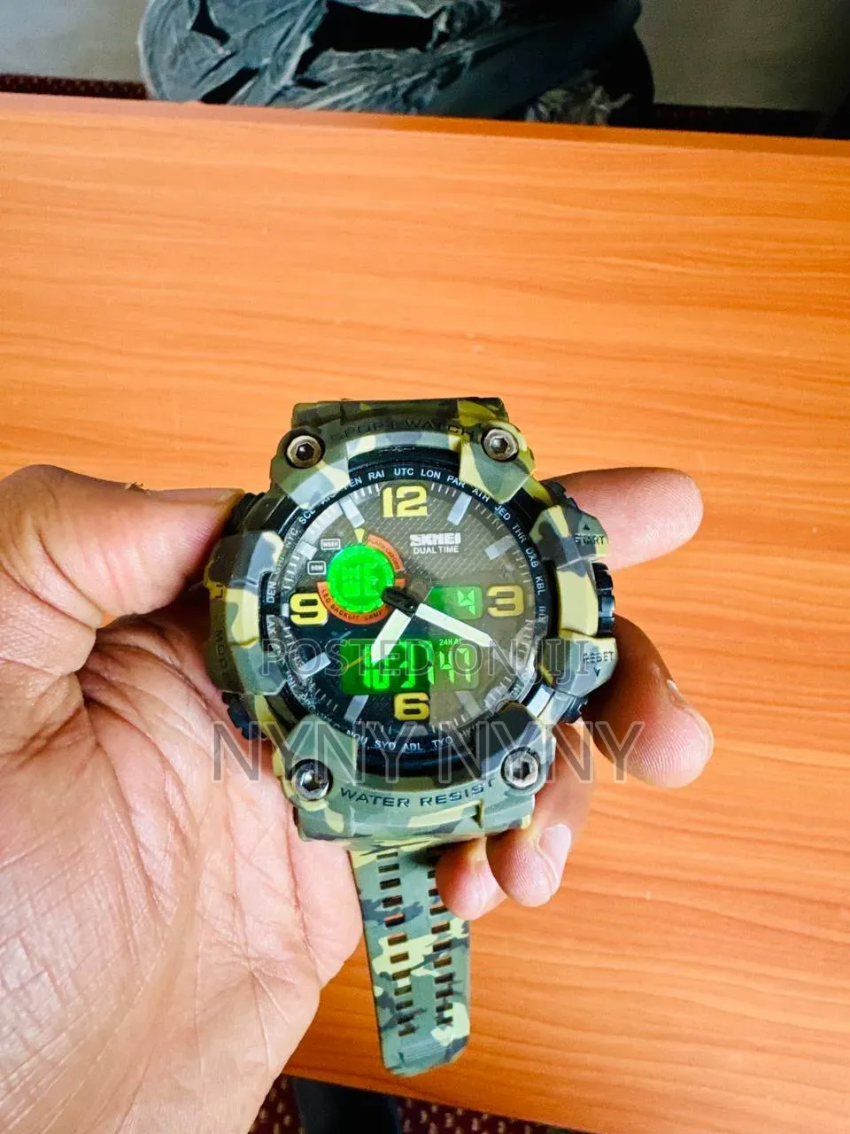 Sport Watch Water Resist Skimi Dual Time