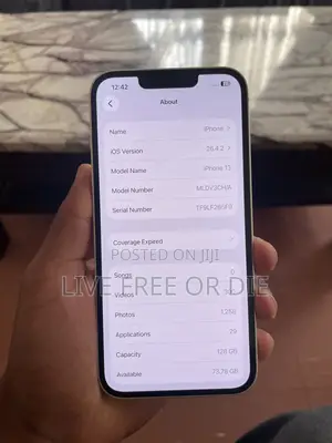 New Apple iPhone 13 128 GB White