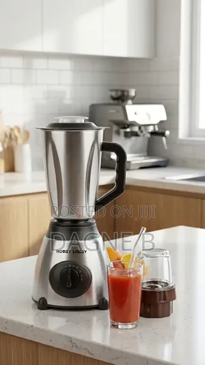 Hobby Lobby Brand 2-in-1 Juice Blender Grinder ሆቢ ሎቢ የጁስ እና የቅመም መፍጫ