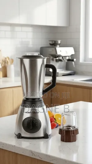 Hobby Lobby Brand 2-in-1 Juice Blender Grinder ሆቢ ሎቢ የጁስ እና የቅመም መፍጫ