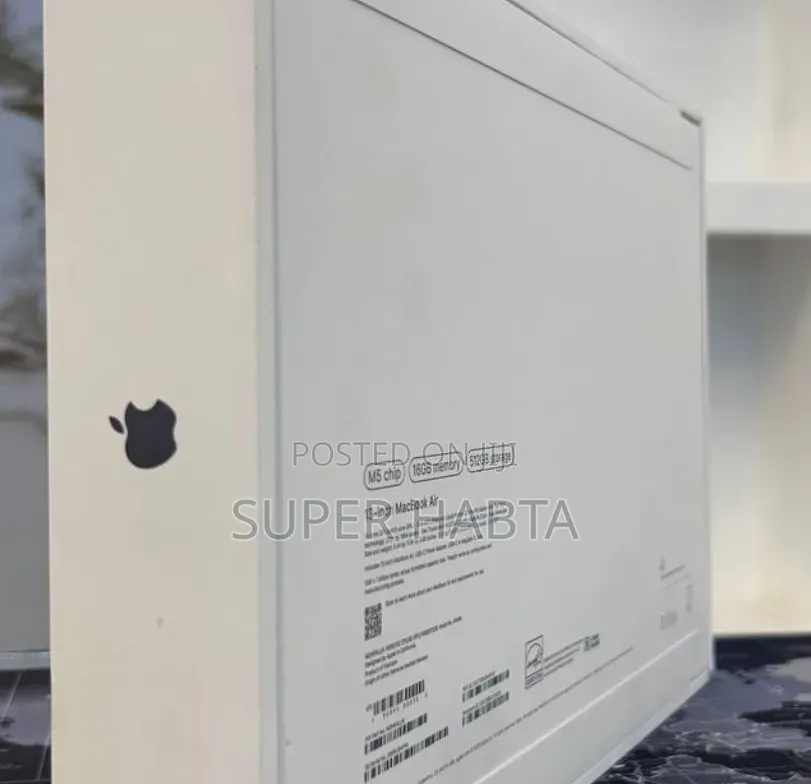 New Laptop Apple MacBook Air 2026 M5 16GB Apple M5 SSD 512GB
